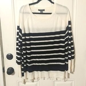 Primark Striped sheer long sleeve